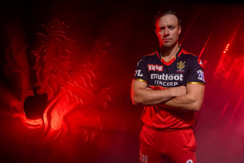 AB de Villiers in RCB kit